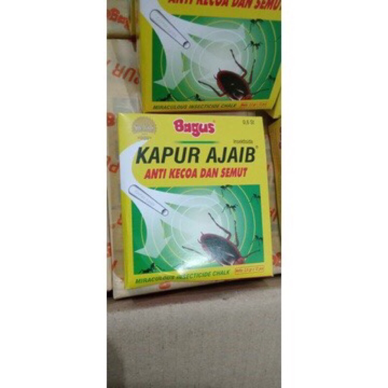 Kapur Ajaib Merk Bagus Anti Kecoa &amp; Semut Original/Kapur Bagus isi 2pcs