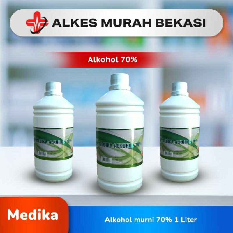 MEDIKA Cairan Antiseptic / Alkohol 70% / Alkohol 95% / Antiseptic / Alkohol