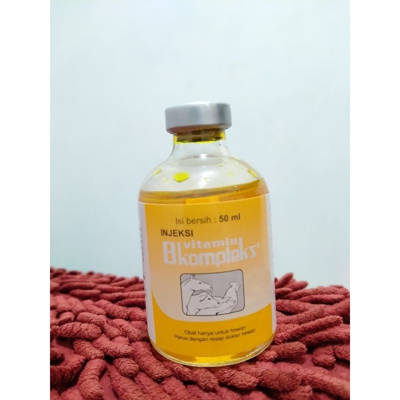 Obat Vitamin B komplek 50 Ml Untuk Ayam Sapi Kambing Domba Kelinci - Vitamin B Komplek