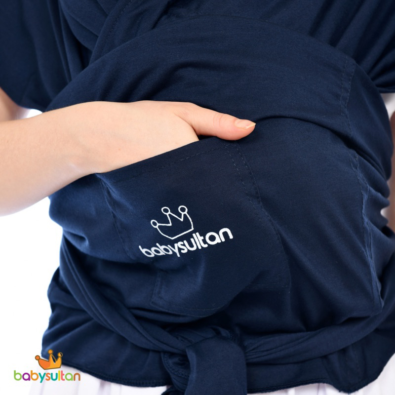 Gendongan Bayi Depan M Shape 3in1 Instan Baby Wrap Premium dengan Sash Belt babysultan