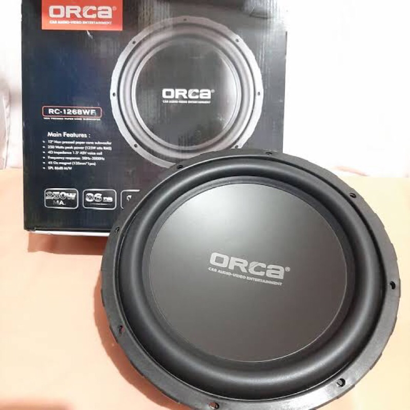 Subwoofer 12 Inch Single Coil ORCA RC-1268WF