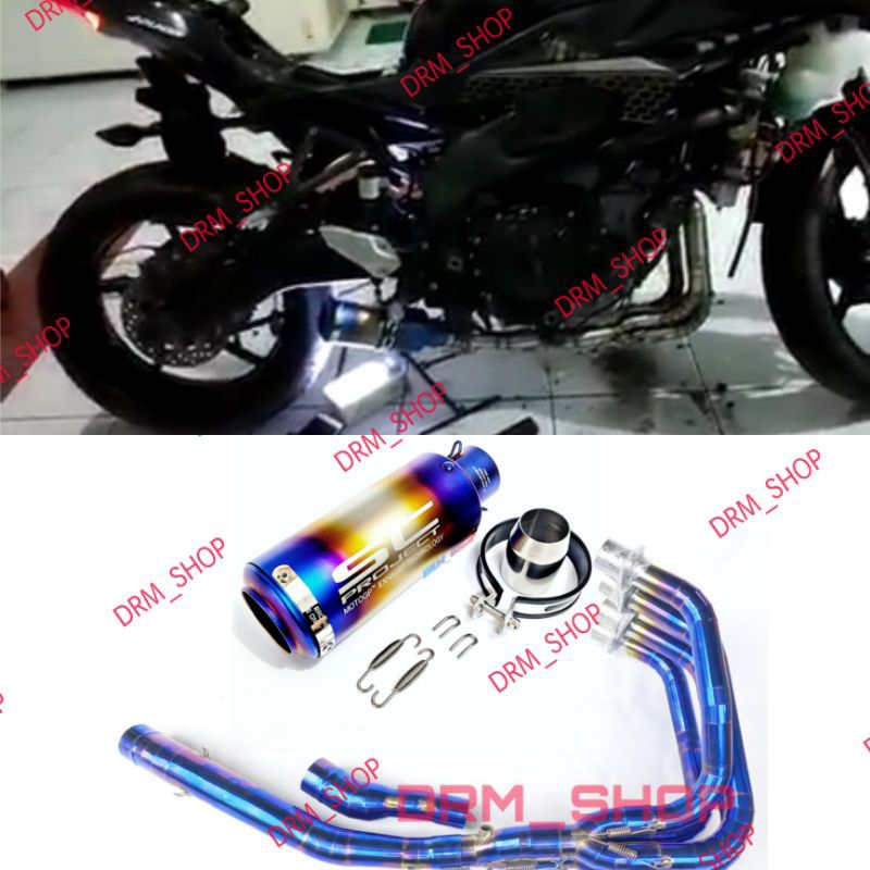 KNALPOT IMPORT SC PROJECT FULLSISTEM FOR ZX25R