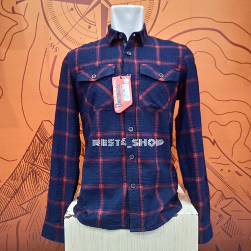 CARDINAL  KEMEJA LENGAN PANJANG CAKAI02138J11F MAROON
