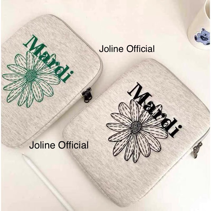 (MC06) MARDI MERCREDI LAPTOP CASE / TAS LAPTOP NOTEBOOK MACBOOK AIR PRO TABLET 11 12 13 14 15 INCH / PASTEL TABLET LAPTOP SLEEVE / SARUNG POUCH COVER KOMPUTER / TAS PELINDUNG LAPTOP MOTIF FLOWER MARDI  / LAPTOP COVER BAHAN TEBAL HARGA MURAH