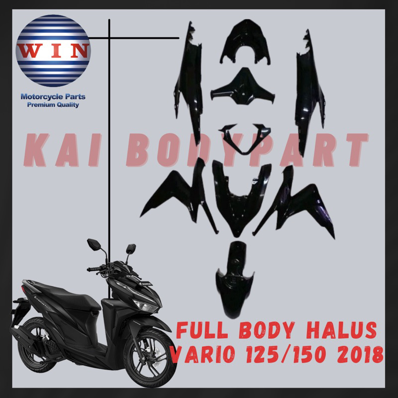 Komplit full body set Fulset Bodi Halus Full Body Honda Vario honda Vario 125 150 LED new injek ESP 