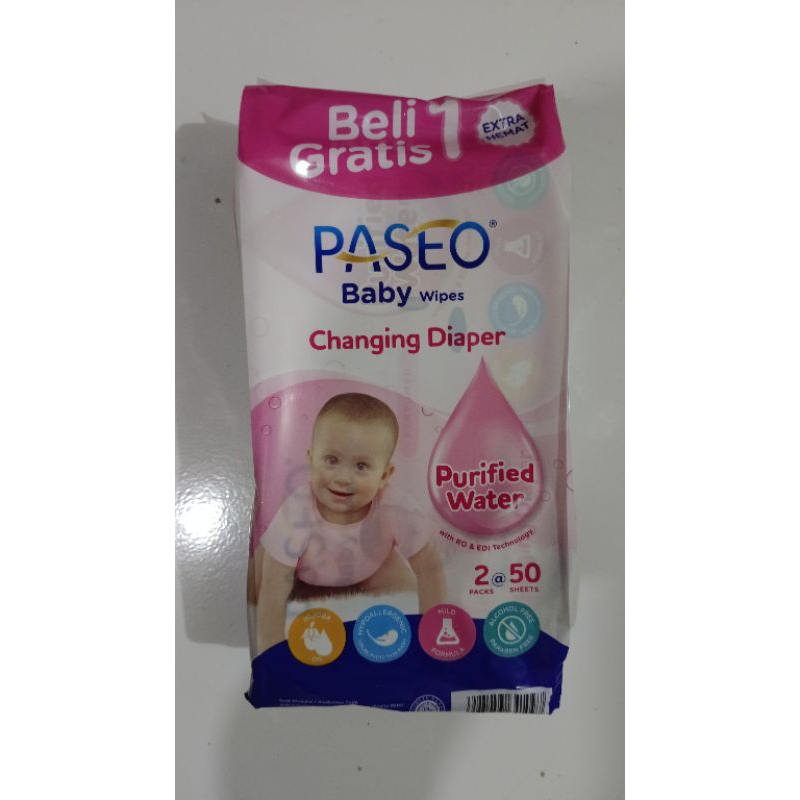 Tisu basah paseo 50lembar/ tisu basah paseo 25lembar/ tisu baby paseo 50lembar/ tisu baby paseo 25le