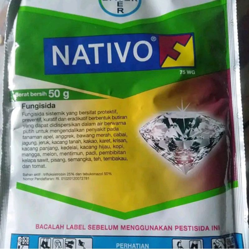 Fungisida Nativo 75WG 50gr Untuk Penyakit Tanaman 100%Ori Serba Serby