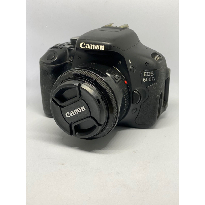 PAKET BOKEH CANON 600d LENSA FIX CANON 50MM ii F1.8