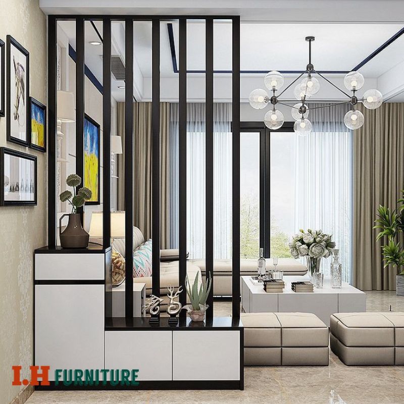 Lemari Partisi / Partisi Kayu / Bisa Riquesd Custom / Penyekat Ruangan Minimalis / Partisi Murah