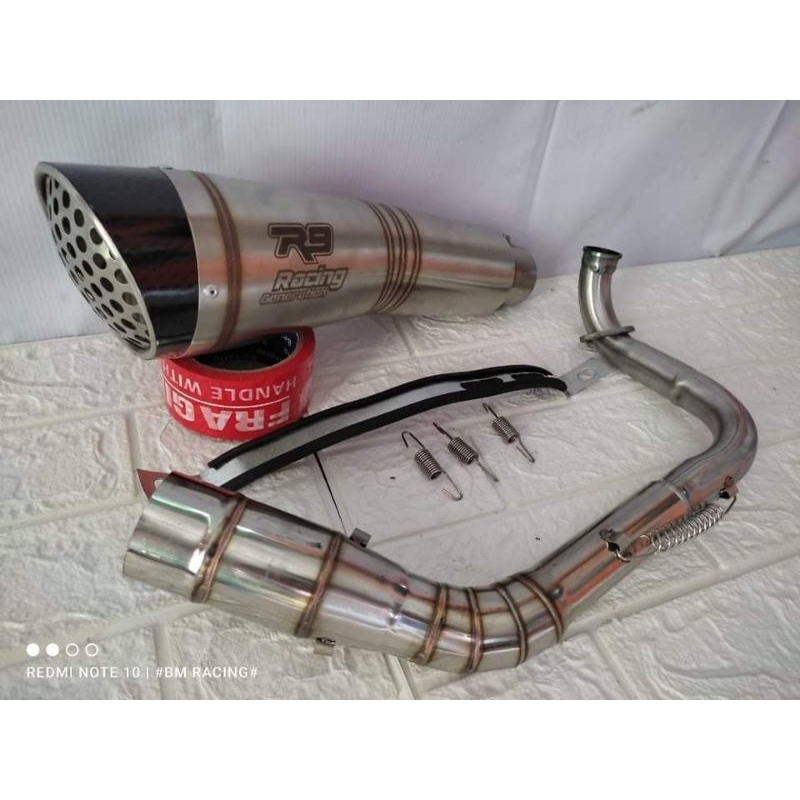 KNALPOT R9H2 TITAN UNTUK BEAT SCOOPY NMAX PCX AEROX VARIO ADV X-RIDE DLL.