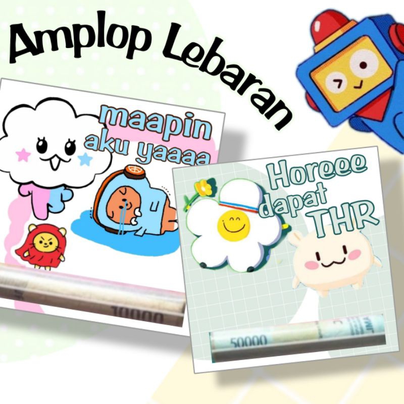 

Angpau Lebaran Sedotan Motif Truz Amplop Lebaran Treasure Truz