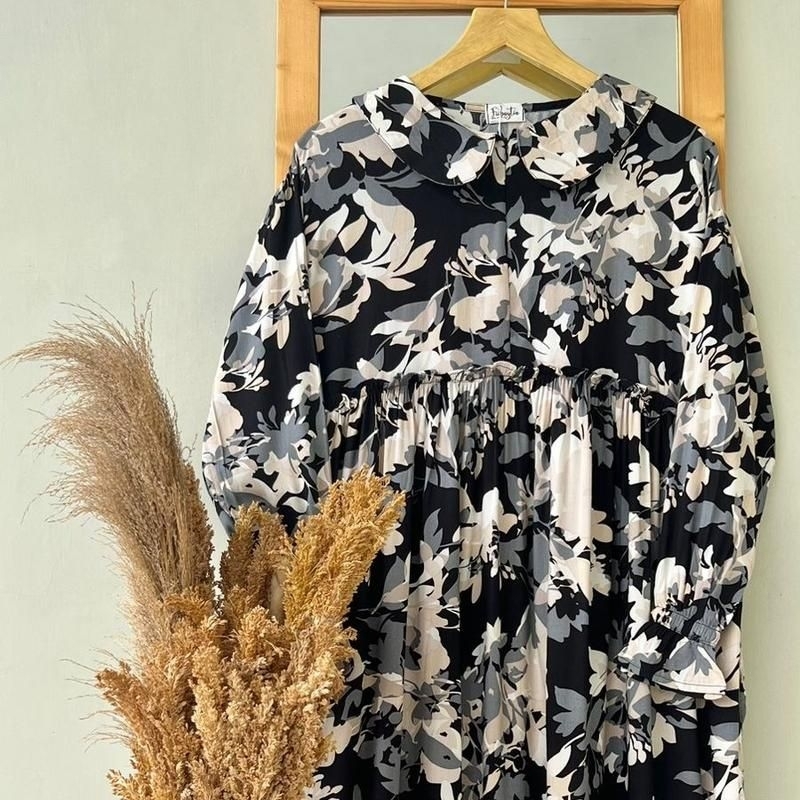Nafisah dress viscose premium by Fiibaytia/gamisrayonviscose/dressrayon/homeydress