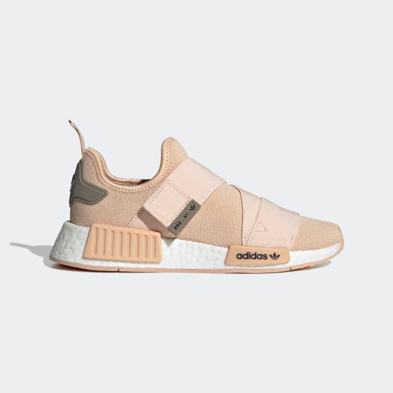 ADIDAS WOMENS NMD R1 STRAP SHOES HALO BLUSH CLOUD WHITE SIMPLE BROWN GW9469 ORIGINAL