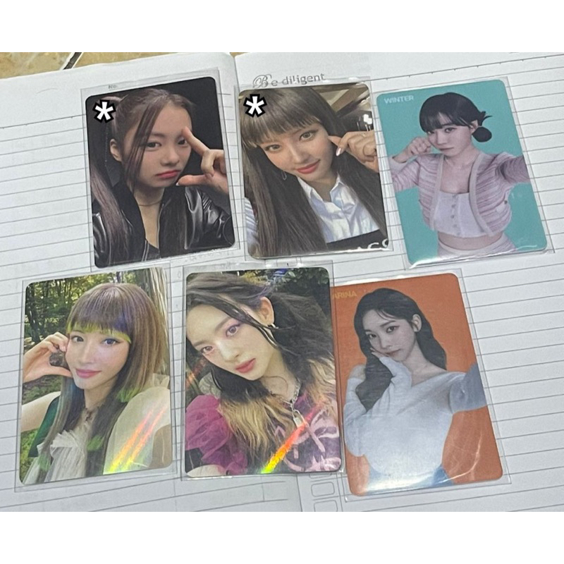 [BACA DESKRIPSI] PHOTOCARD LE SSERAFIM KIM GARAM STAYC SEEUN YOON AESPA TAMS ZERO KARINA WINTER