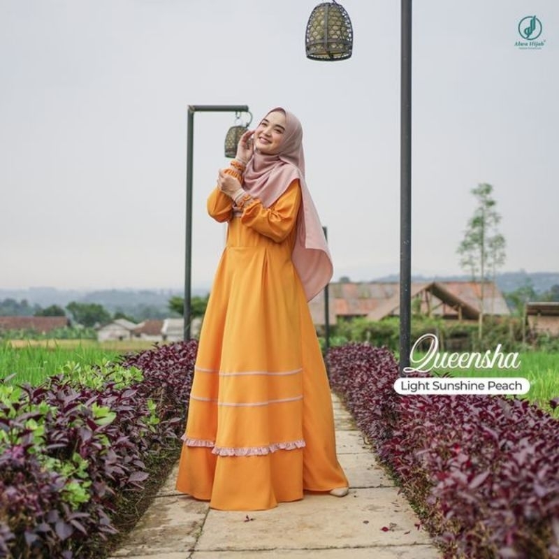 GAMIS QUEENSHA NON SET KHIMAR  || ALWA HIJAB