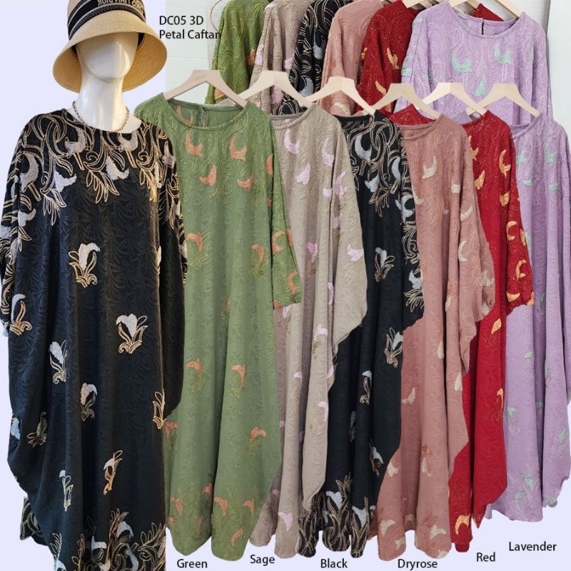 Dragoncrst caftan & shirtdress - caftan panjang wanita