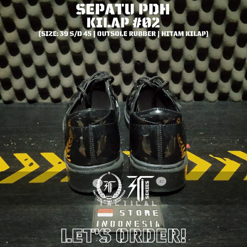 GRADE A Sepatu PDH TNI POLRI Model Terbaru Kualitas Premium