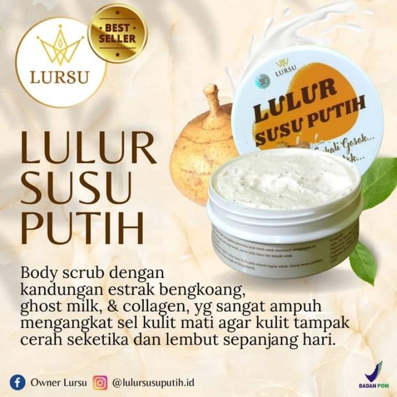 lulur susu putih bpom