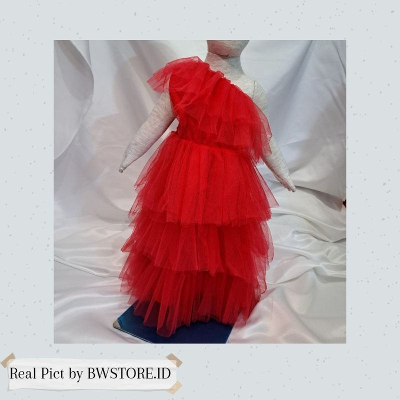 (BISA CUSTOM WARNA)Dress Pesta Anak Perempuan Variasi Tile ~ Baju Pesta Anak Perempuan