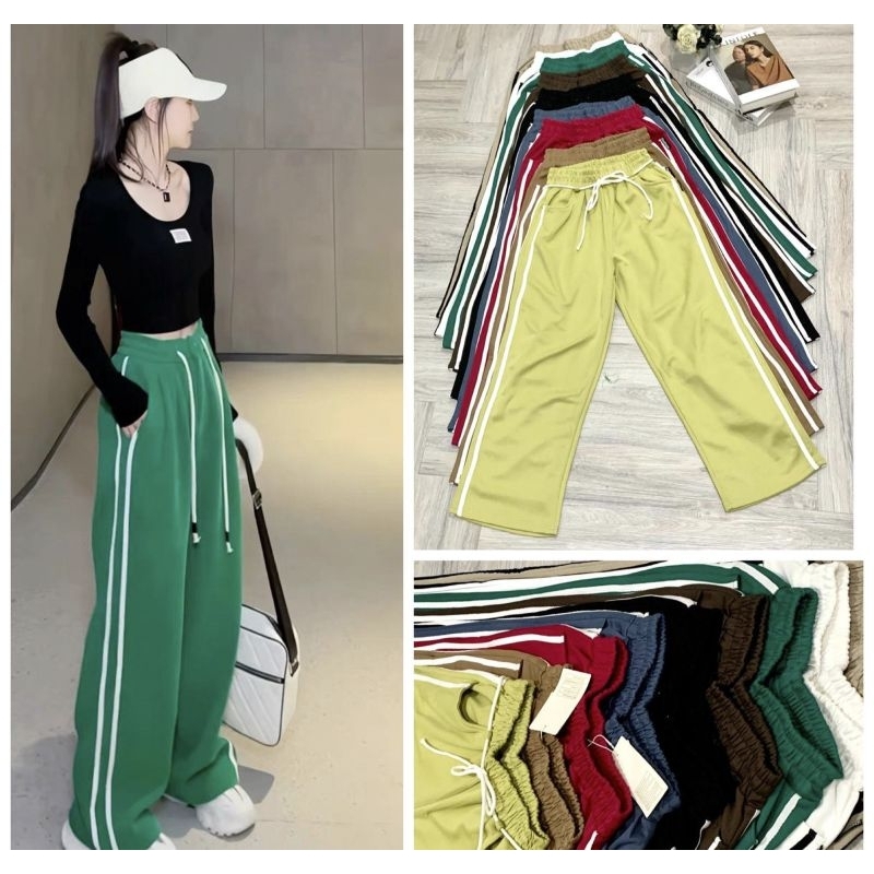 kulot impor wanita - kulot Bangkok - kulot cantik besar - celana warna warni - celana blink l