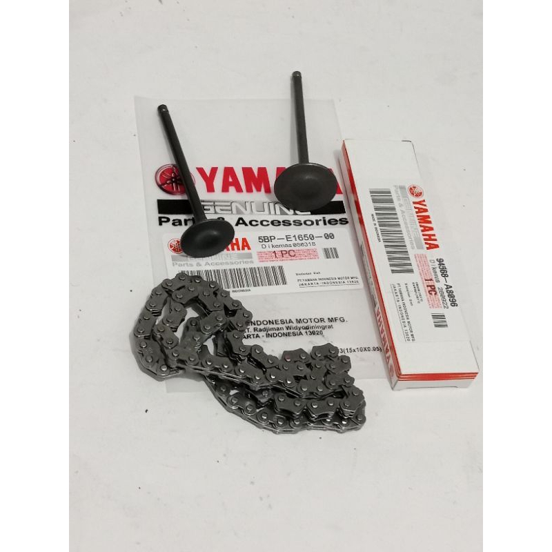 Rantai keteng only plus Klep set yamaha Byson