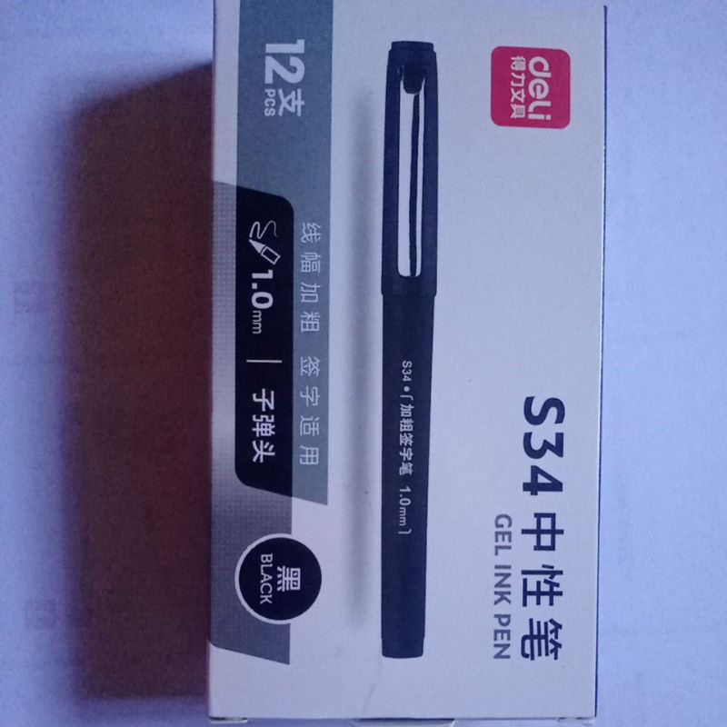 

Deli Bolpoin Bullet Tip 1.0 mm Black