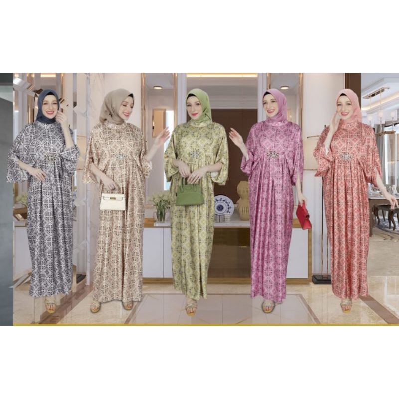 Gamis Mewah Elegan Siap Kirim Gamis Silk Dior silk Armani silk