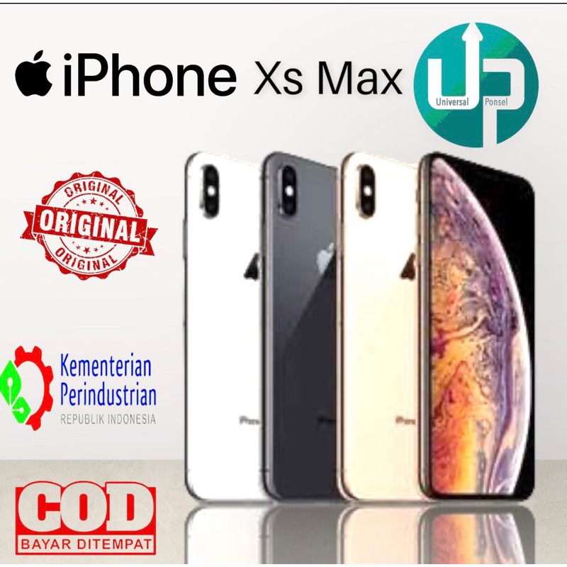 IPHONE XS MAX 64GB 256GB SECOND ORIGINAL FULLSET ALL OPERATOR GRADE A