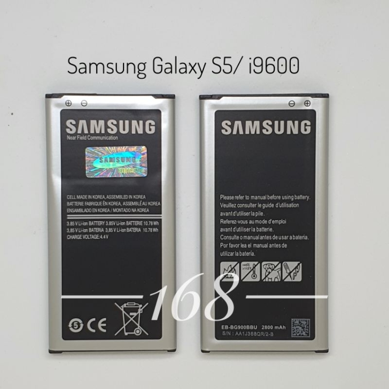 Baterai Batre Samsung Galaxy S5 i9600 Batrai Batere Samsung S5 G900 G900F G903 Kode EB-BG900BBE Support NFC EB-BG903BBE Original Battery