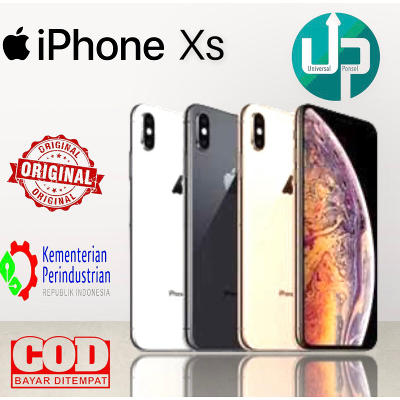 IPHONE XS 64GB 256GB SECOND ORIGINAL FULLSET ALL OPERATOR GRADE A