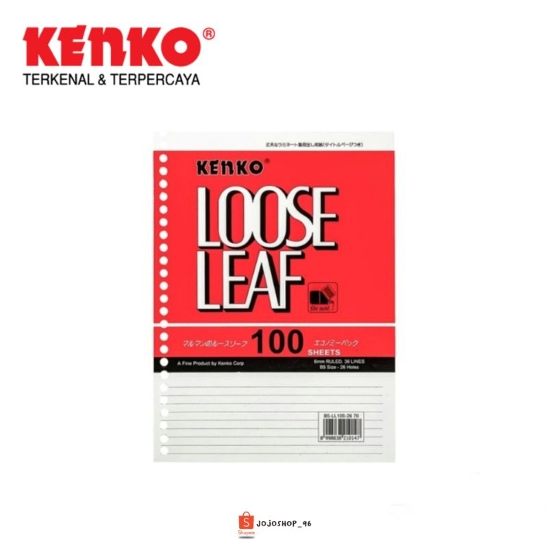 

Loose Leaf KENKO B5-100