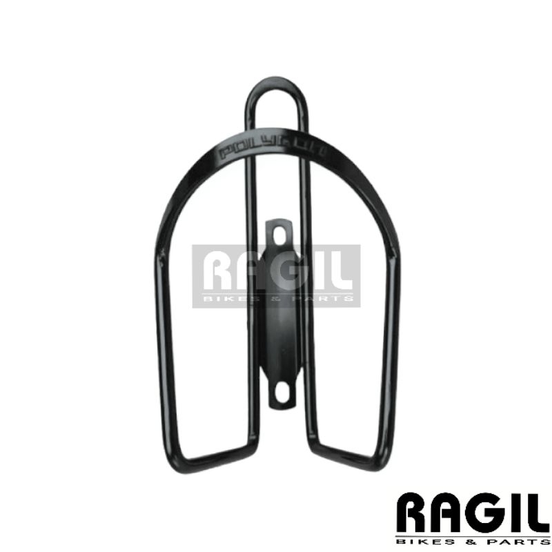 BOTTLE CAGE POLYGON AVARIUM TEMPAT BOTOL AIR MINUM DUDUKAN KLEM ALLOY ALUMUNIUM HITAM SEPEDA MTB FED