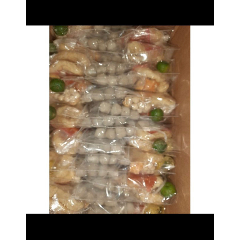 

Baso aci ayam pedas isi 12 butir sudah lengkap paket 10 pcs