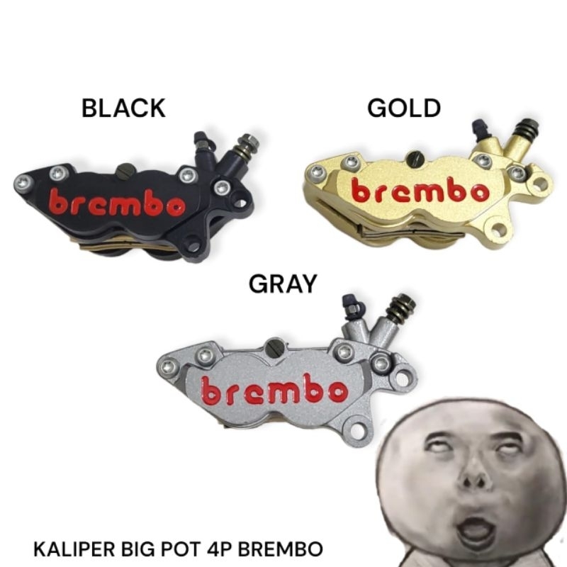 [[TERBAIK]] KALIPER REM BREMBO 4PISTON BIGPOT