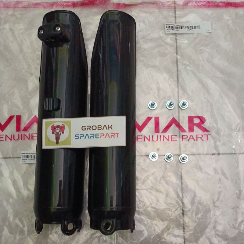 Tutup Sok, Cover Shock (Set; RH+LH) Trail Viar Cross X 250SF, Original