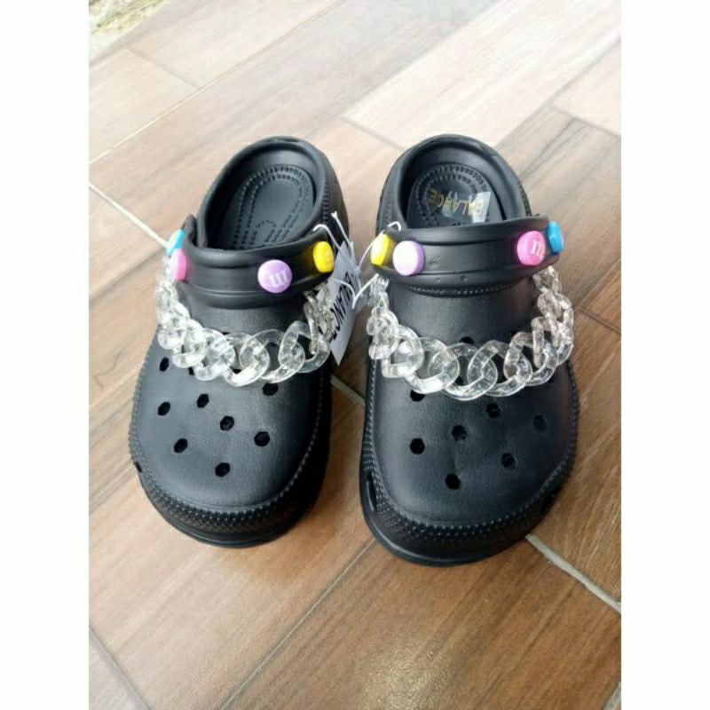 Myanka jelly shoes Bapao Eva Rantai