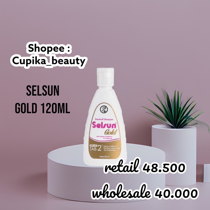 [ib.x][120 ml] selsun shampo gold 120 ml | shampo anti kentombe selsun gold 120 ml