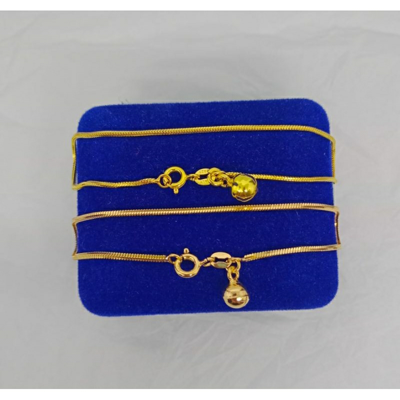 gelang tangan rantai kasandra flexi+1bel/perak asli silver 925 lapis emas/perhiasan fashion wanita terbaru