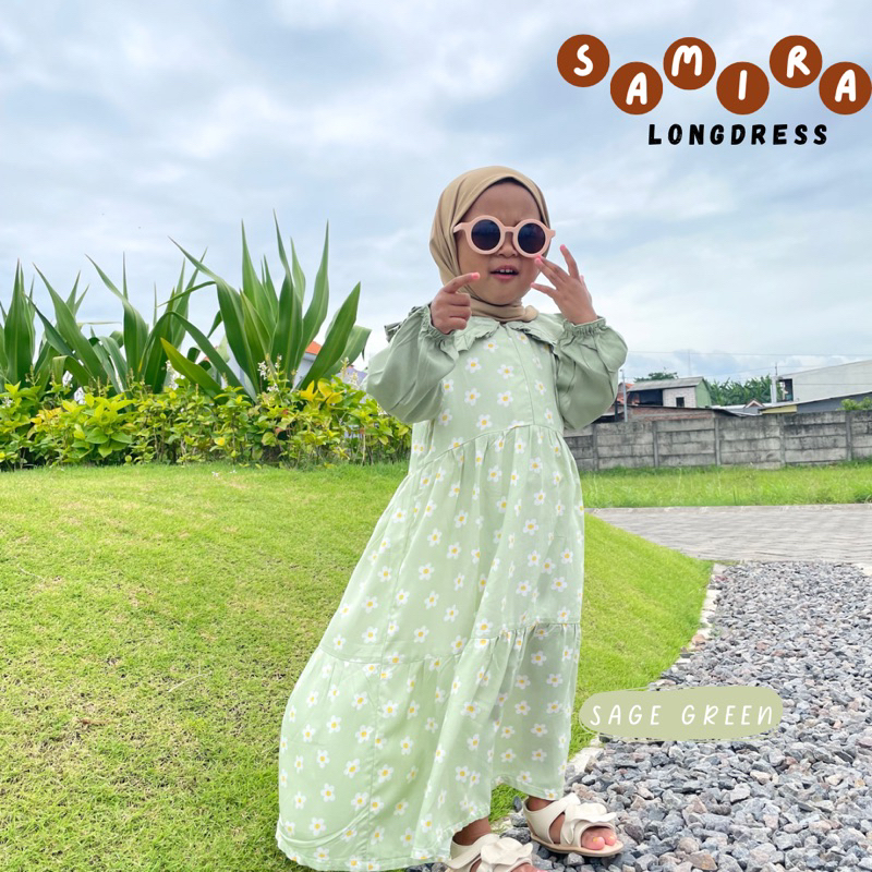 MOOSHY - SAMIRA LONGDRESS / GAMIS ANAK PEREMPUAN 1 2 3 4 5 6 tahun/ GAMIS LEBARAN ANAK PEREMPUAN / GAMIS ANAK RAYON 1 2 3 4 5 6 tahun