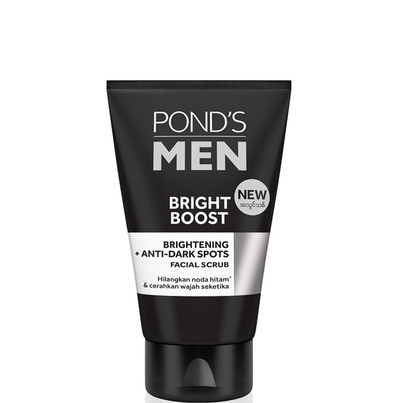 PONDS Mens White Boost Facial Scrub 50gr Kemasan Kecil