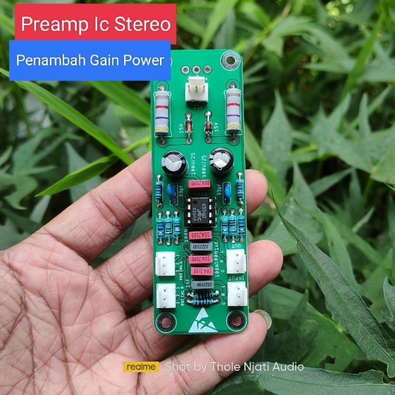 kit Preamp Stereo Penguat input Power by Bandar Power Josss