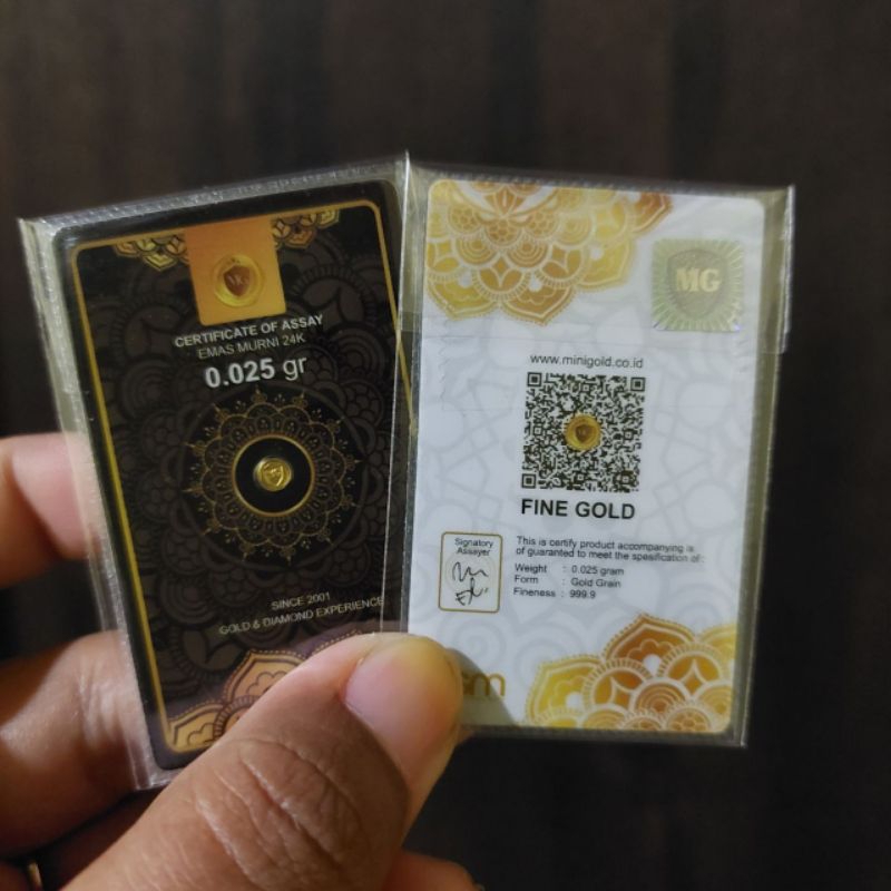 mini gold mas 0,025 gram