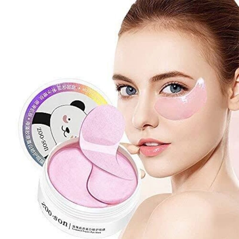 60pcs Collagen EYE MASK Eye Patches Collagen / MASKER Kantung Mata Panda isi 60pcs Original