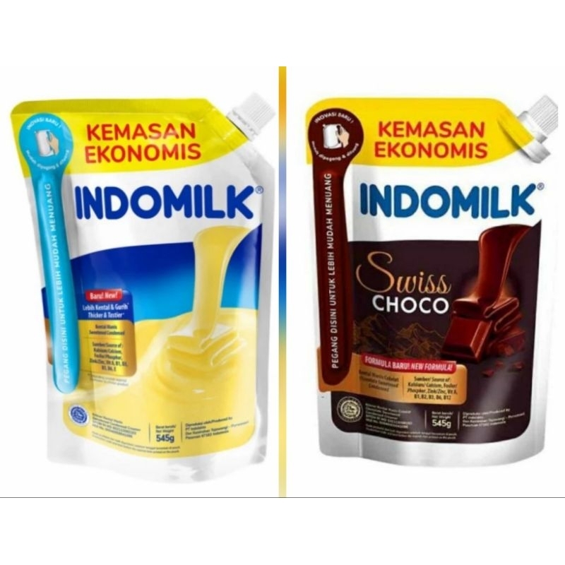 

susu indomilk putih dan coklat pouch 545gr