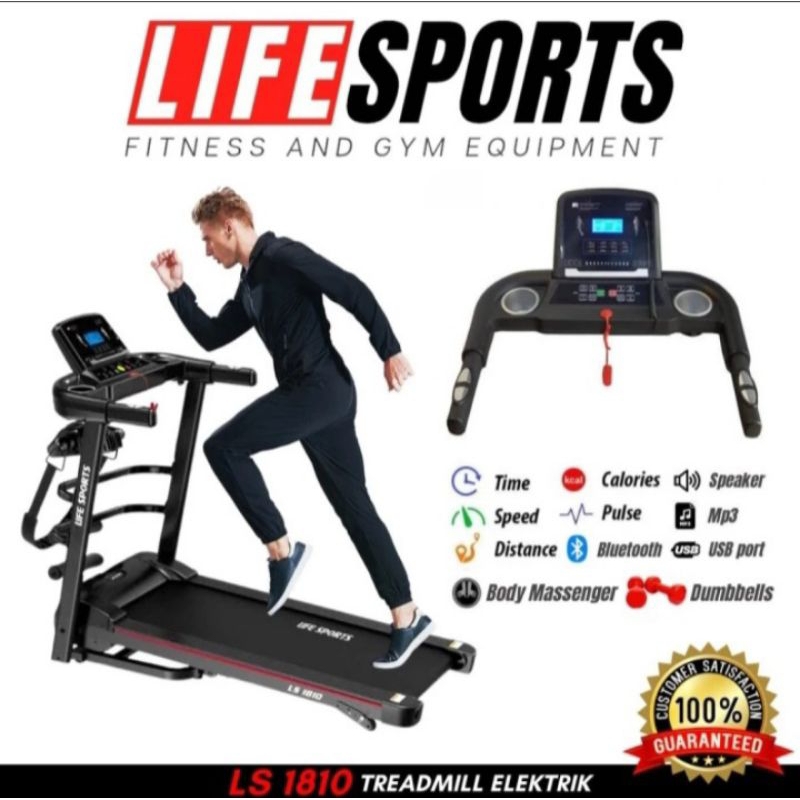 Treadmill Elektrik LS 1810 Connecting bluetooth dan aplikasi fitshow