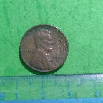 Koleksi Koin Amerika 1 Cent Gandum Tahun 1944 D Freemason