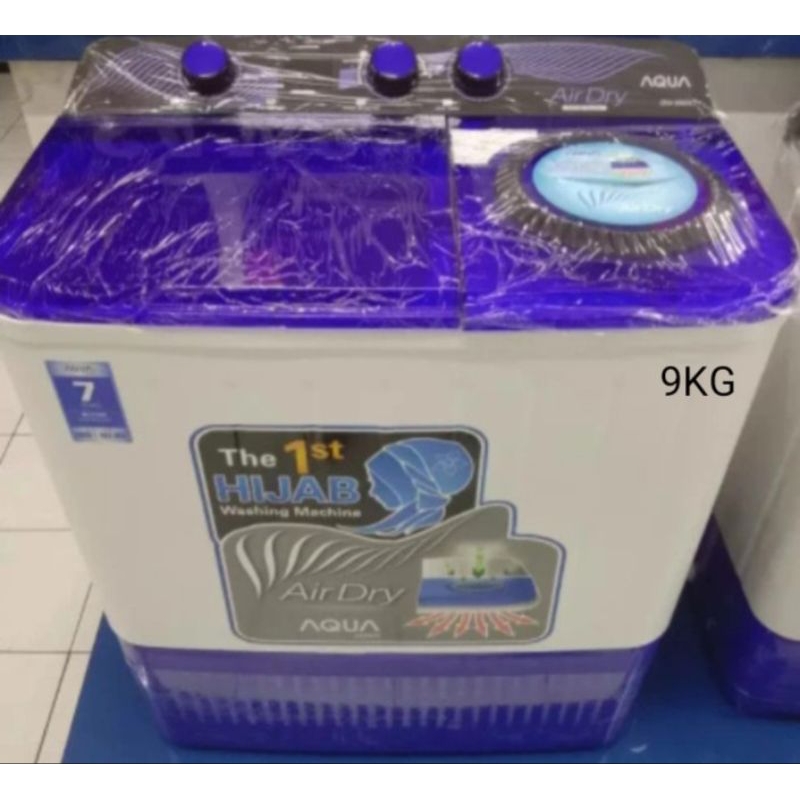 MESIN CUCI AQUA 950XT - MESIN CUCI 2 TABUNG AQUA 9KG - AQUA MESIN CUCI 2 TABUNG 9KG - MESIN CUCI 2 T