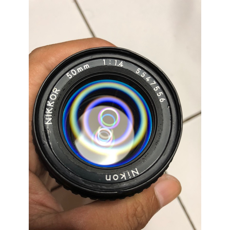 Lensa Manual Nikon Nikkor 50mm f1.4 AiS