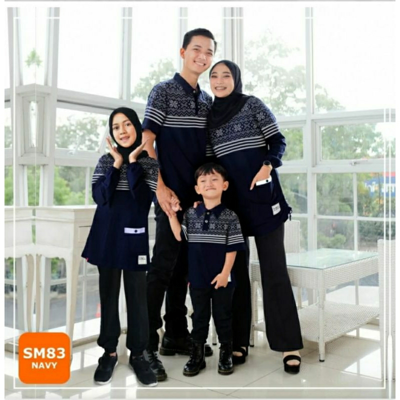 Kaos Couple Keluarga Atasan Tunik Baju Couple Seragam Keluarga muslim