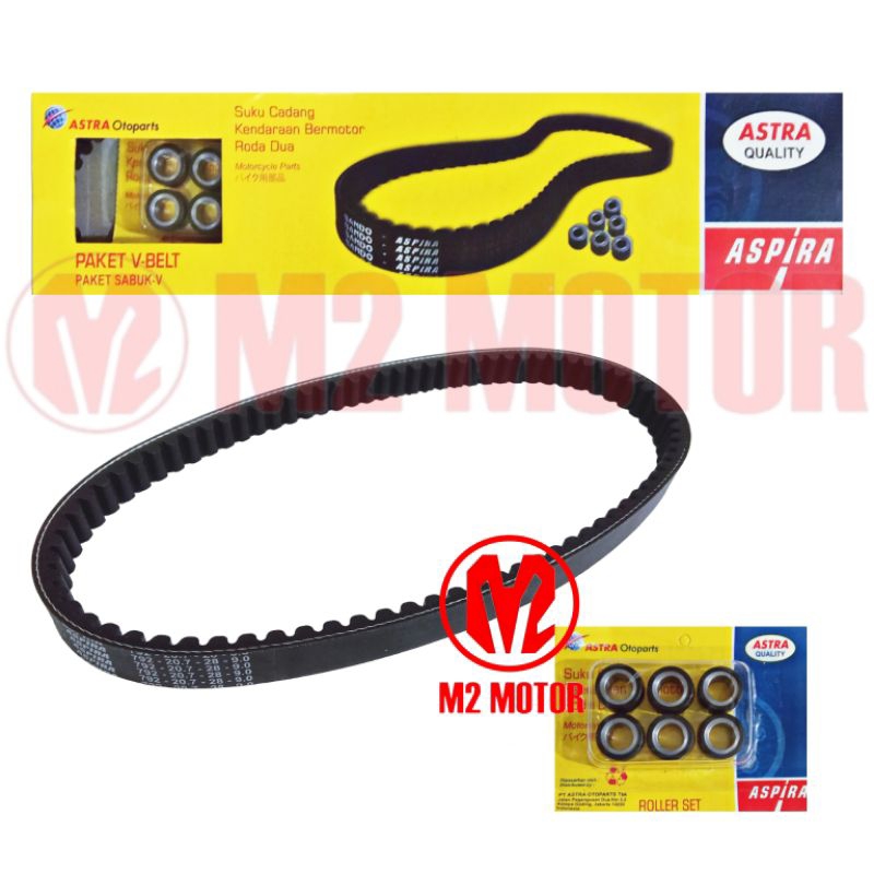VAN BELT MIO M3 SET ASPIRA V POWER BELT